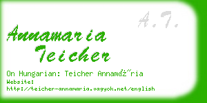 annamaria teicher business card